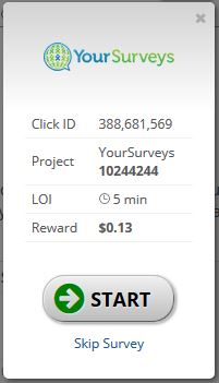 Ysense Encuesta / Survey